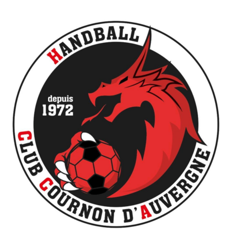 Logo handball club cournon dauvegrne