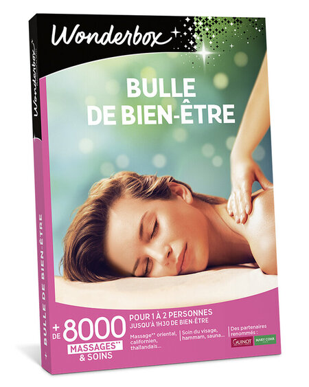 Image principale de WONDERBOX - Bulle de Bien-Être - Coffret Cadeau Beauté & bien-être - Idée cadeau Pour 1 à 2 personnes