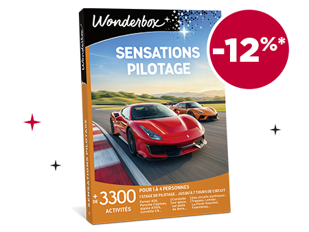 Image principale de WONDERBOX - Sensations Pilotage - Coffret Cadeau Loisirs & sorties - Idée cadeau Pour 1 à 5 personnes