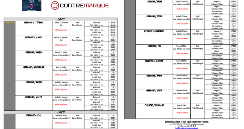 Image additionnelle de CLERMONT FOOT 63  