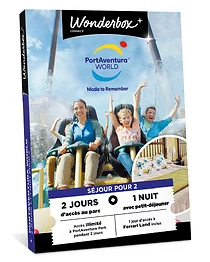 Image principale de Wonderbox - Coffret Cadeau Portaventura - Séjour pour 2 - 263.92€ (au lieu de 299.90€)